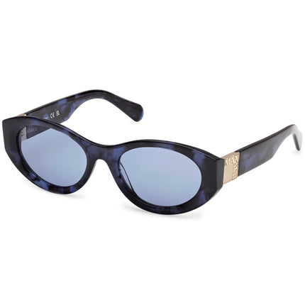 Max & Co. Women's Sunglasses - Coloured Havana Plastic Cat Eye Full Rim | MO0123 5355V ,