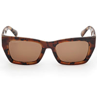 Max & Co. Women's Sunglasses - Dark Havana Plastic Cat Eye Shape Frame | MO0124 5352E ,