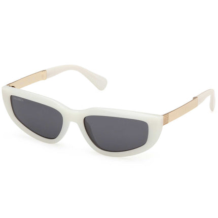 Max & Co. Women's Sunglasses - Ivory Injected Plastic Cat Eye Full Rim | MO0125 5625A ,