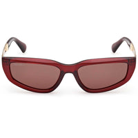 Max & Co. Women's Sunglasses - Shiny Red Injected Plastic Cat Eye Frame | MO0125 5666E ,