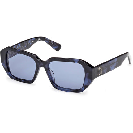 Max & Co. Women's Sunglasses - Coloured Havana Plastic Rectangular | MO0126 5355V ,