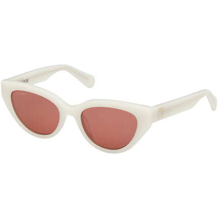 Max & Co. Women's Sunglasses - Ivory Plastic Cat Eye Full Rim Frame | MO0127 5125E ,