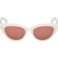 Max & Co. Women's Sunglasses - Ivory Plastic Cat Eye Full Rim Frame | MO0127 5125E ,