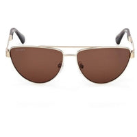 Max & Co. Women's Sunglasses - Gold Metal Aviator Shape Full Rim Frame | MO0129 5732E ,