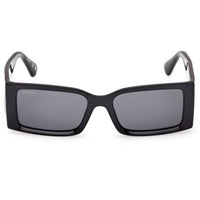 Max & Co. Women's Sunglasses - Shiny Black Acetate Rectangular Frame | MO0130 5401A ,