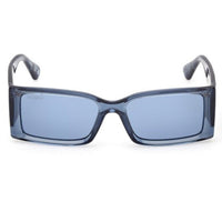 Max & Co. Women's Sunglasses - Shiny Blue Acetate Rectangular Frame | MO0130 5490V ,