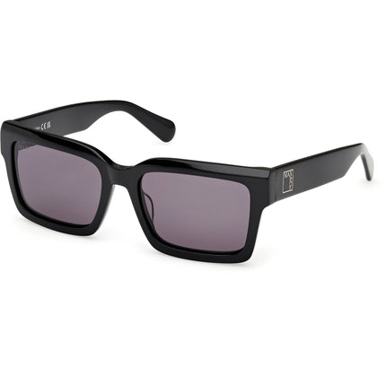 Max & Co. Women's Sunglasses - Shiny Black Acetate Square Full Rim | MO0132 5301A ,