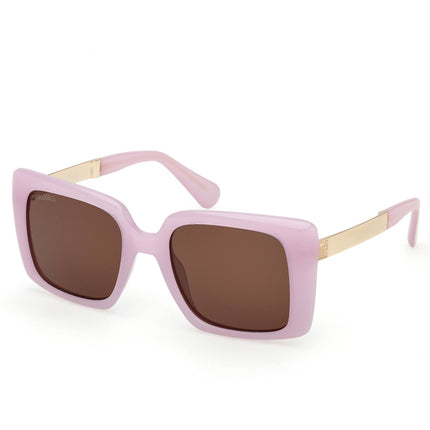 Max & Co. Women's Sunglasses - Shiny Pink Injected Plastic Square Frame | MO0134 5272E ,