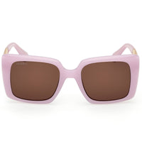 Max & Co. Women's Sunglasses - Shiny Pink Injected Plastic Square Frame | MO0134 5272E ,