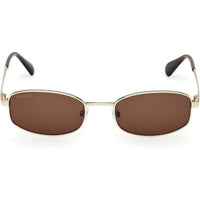 Max & Co. Women's Sunglasses - Gold Metal Oval Shape Full Rim Frame | MO0135 5432E ,