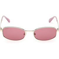 Max & Co. Women's Sunglasses - Gold Metal Oval Shape Full Rim Frame | MO0135 5432Y ,
