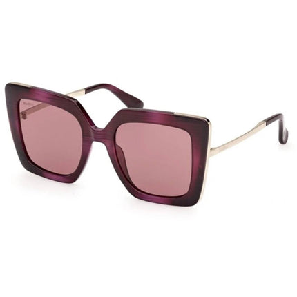 Max Mara Women's Sunglasses - Violet/Other Acetate/Metal Square Frame | MM0051 5283W ,