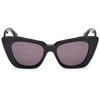 Max Mara Women's Sunglasses - Shiny Black Plastic Cat Eye Full Rim | MM0099 5001A ,