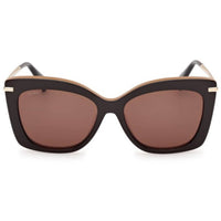 Max Mara Women's Sunglasses - Dark Brown/Other Butterfly Full Rim Frame | MM0101 5550E ,
