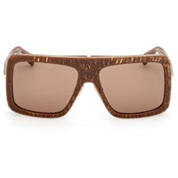 Max Mara Women's Sunglasses - Havana/Other Acetate/Metal Square Frame | MM0119 5756E ,
