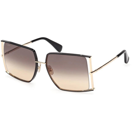 Max Mara Women's Sunglasses - Black/Other Metal Butterfly Full Rim | MM0120 5805A ,