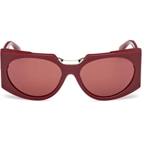 Max Mara Women's Sunglasses - Shiny Bordeaux Plastic Cat Eye Frame | MM0123 5969S ,