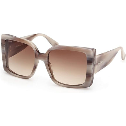 Max Mara Women's Sunglasses - Grey/Other Plastic Butterfly Full Rim | MM0131 5620F ,