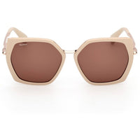 Max Mara Women's Sunglasses - Ivory Acetate Butterfly Full Rim Frame | MM0136 5625E ,