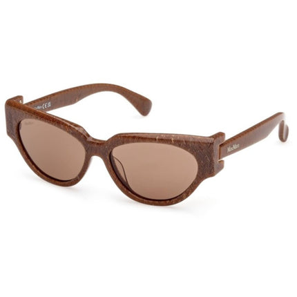 Max Mara Women's Sunglasses - Havana/Other Acetate Cat Eye Full Rim | MM0139 5556E ,