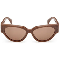 Max Mara Women's Sunglasses - Havana/Other Acetate Cat Eye Full Rim | MM0139 5556E ,