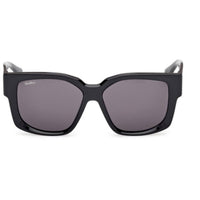 Max Mara Women's Sunglasses - Shiny Black Acetate Square Full Rim Frame | MM0145 5401A ,