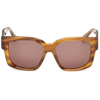 Max Mara Women's Sunglasses - Dark Brown/Other Acetate Square Frame | MM0145 5450E ,