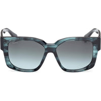 Max Mara Women's Sunglasses - Dark Green/Other Acetate Square Frame | MM0145 5498P ,