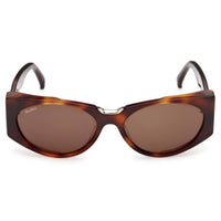 Max Mara Women's Sunglasses - Dark Havana Acetate Cat Eye Full Rim | MM0160 5452E ,
