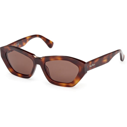Max Mara Women's Sunglasses - Dark Havana Acetate Cat Eye Full Rim | MM0169 5452E ,