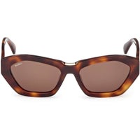 Max Mara Women's Sunglasses - Dark Havana Acetate Cat Eye Full Rim | MM0169 5452E ,
