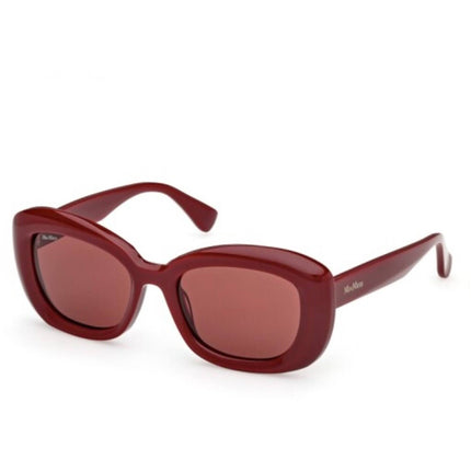 Max Mara Women's Sunglasses - Shiny Bordeaux Acetate Cat Eye Frame | MM0170 5369S ,