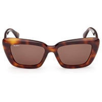 Max Mara Women's Sunglasses - Dark Havana Acetate Cat Eye Full Rim | MM0171 5452E ,