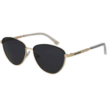 Skechers Unisex Sunglasses - Gold Metal Oval Shape Full Rim Frame | SE00023 5332D ,