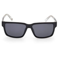 Skechers Unisex Sunglasses - Shiny Black Injected Plastic Square Frame | SE00025 5501D ,