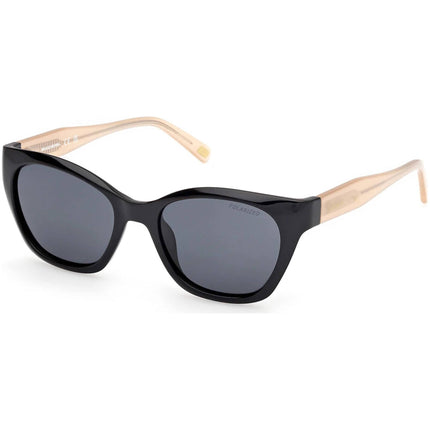 Skechers Women's Sunglasses - Shiny Black Injected Plastic Square | SE00036 5101D ,