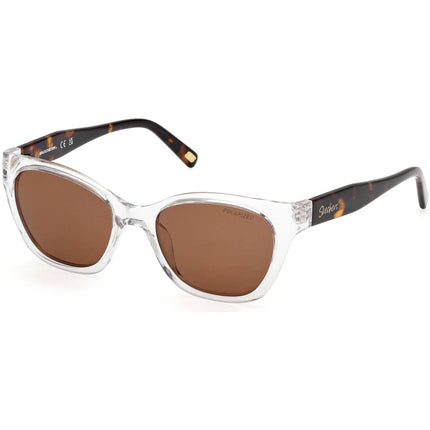 Skechers Women's Sunglasses - Crystal Injected Plastic Square Frame | SE00036 5126H ,