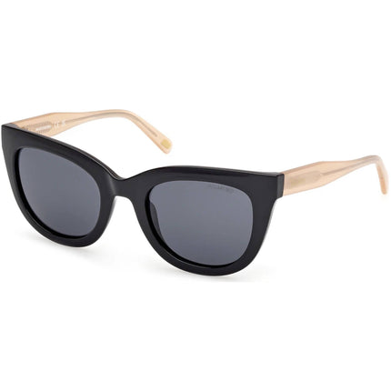 Skechers Women's Sunglasses - Shiny Black Injected Plastic Square | SE00040 5201D ,