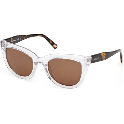 Skechers Women's Sunglasses - Crystal Injected Plastic Square Frame | SE00040 5226H ,