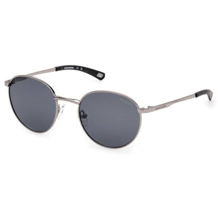 Skechers Men's Sunglasses - Matte Light Nickeltin Metal Round Frame | SE00057 5011D ,