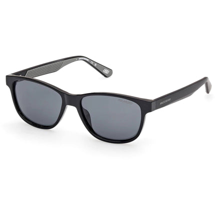 Skechers Men's Sunglasses - Shiny Black Injected Plastic Square Frame | SE00058 5301D ,