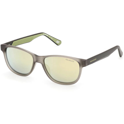Skechers Men's Sunglasses - Matte Dark Green Square Full Rim Frame | SE00058 5397R ,