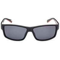 Skechers Men's Sunglasses - Shiny Black Acetate Rectangular Full Rim | SE6159 6201D ,