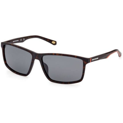 Skechers Men's Sunglasses - Dark Havana Rectangular Full Rim Frame | SE6174 6152D ,