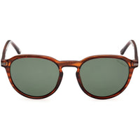 Skechers Men's Sunglasses - Shiny Dark Brown Acetate Panthos Frame | SE6207 5148R ,