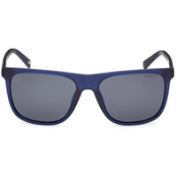 Skechers Men's Sunglasses - Shiny Blue Injected Plastic Square Frame | SE6290 5690D ,