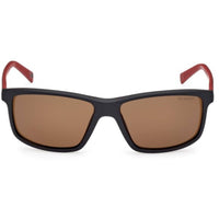 Skechers Men's Sunglasses - Matte Black Rectangular Full Rim Frame | SE6291 5702H ,