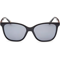 Skechers Women's Sunglasses - Shiny Black Injected Plastic Square Frame | SE6361 5601D ,