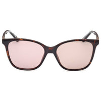Skechers Women's Sunglasses - Dark Havana Injected Plastic Square Frame | SE6361 5652H ,