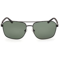 Skechers Men's Sunglasses - Matte Black Metal Aviator Full Rim Frame | SE6366 6502R ,